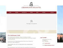 Tablet Screenshot of grimmelshausen-hotel.de